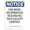 Signmission OSHA Notice, 7" Height, For More Information Regarding Sign, 7" X 5", Portrait OS-NS-D-57-V-12857 - alternate 1
